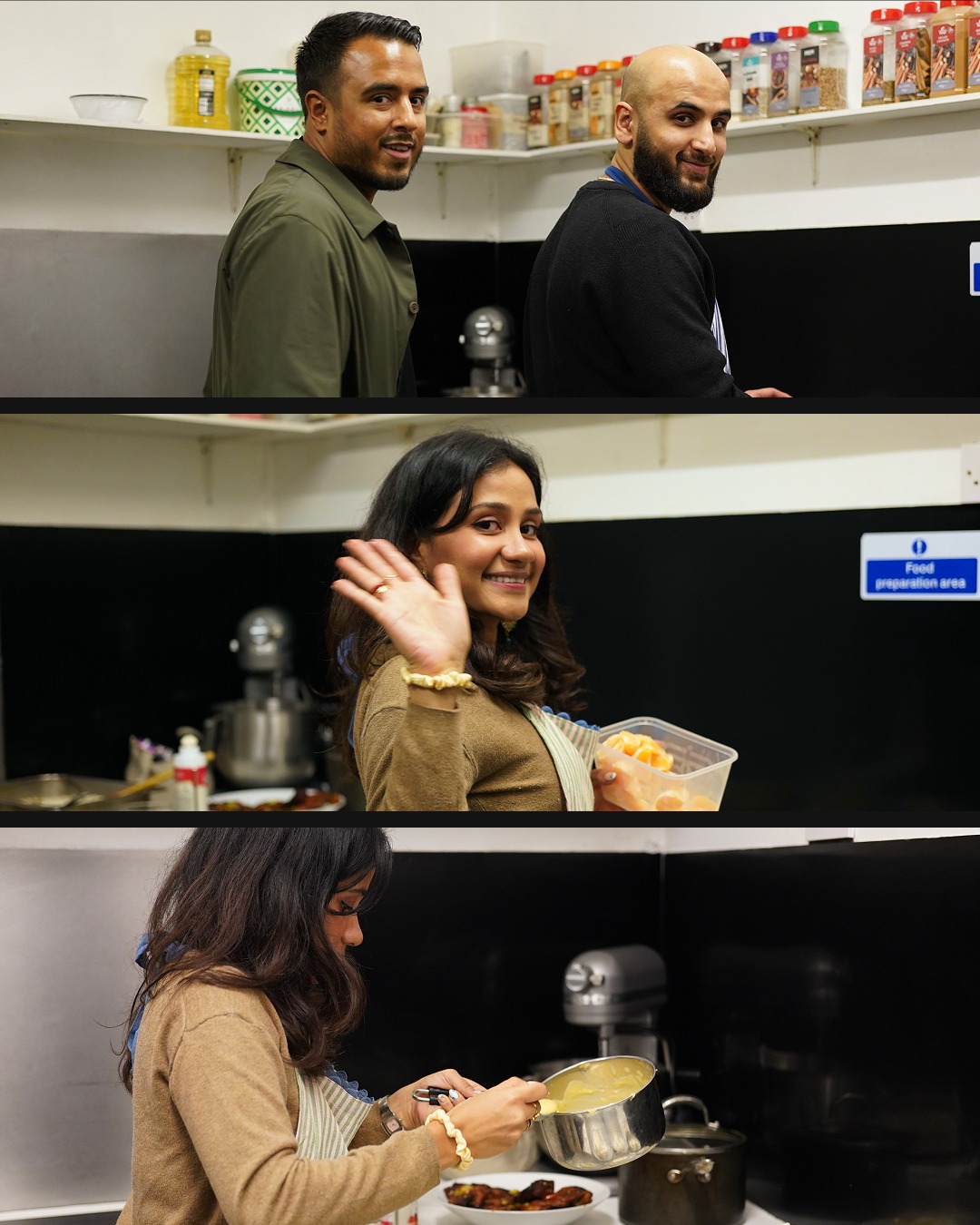 Behind the scenes preparation for the Avatar themed supper club